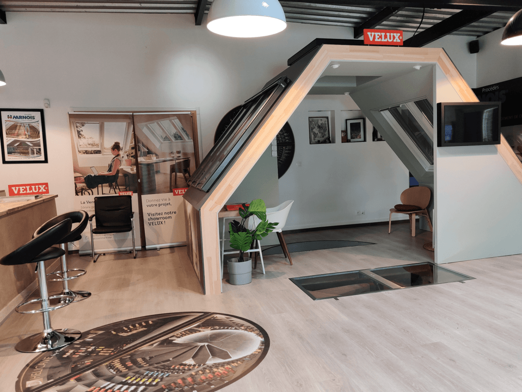 Photo du showroom Velux de Harnois