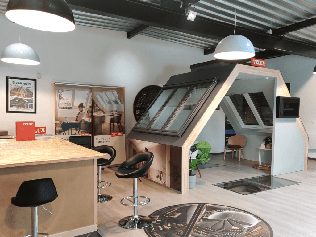Photo du showroom Velux de Harnois
