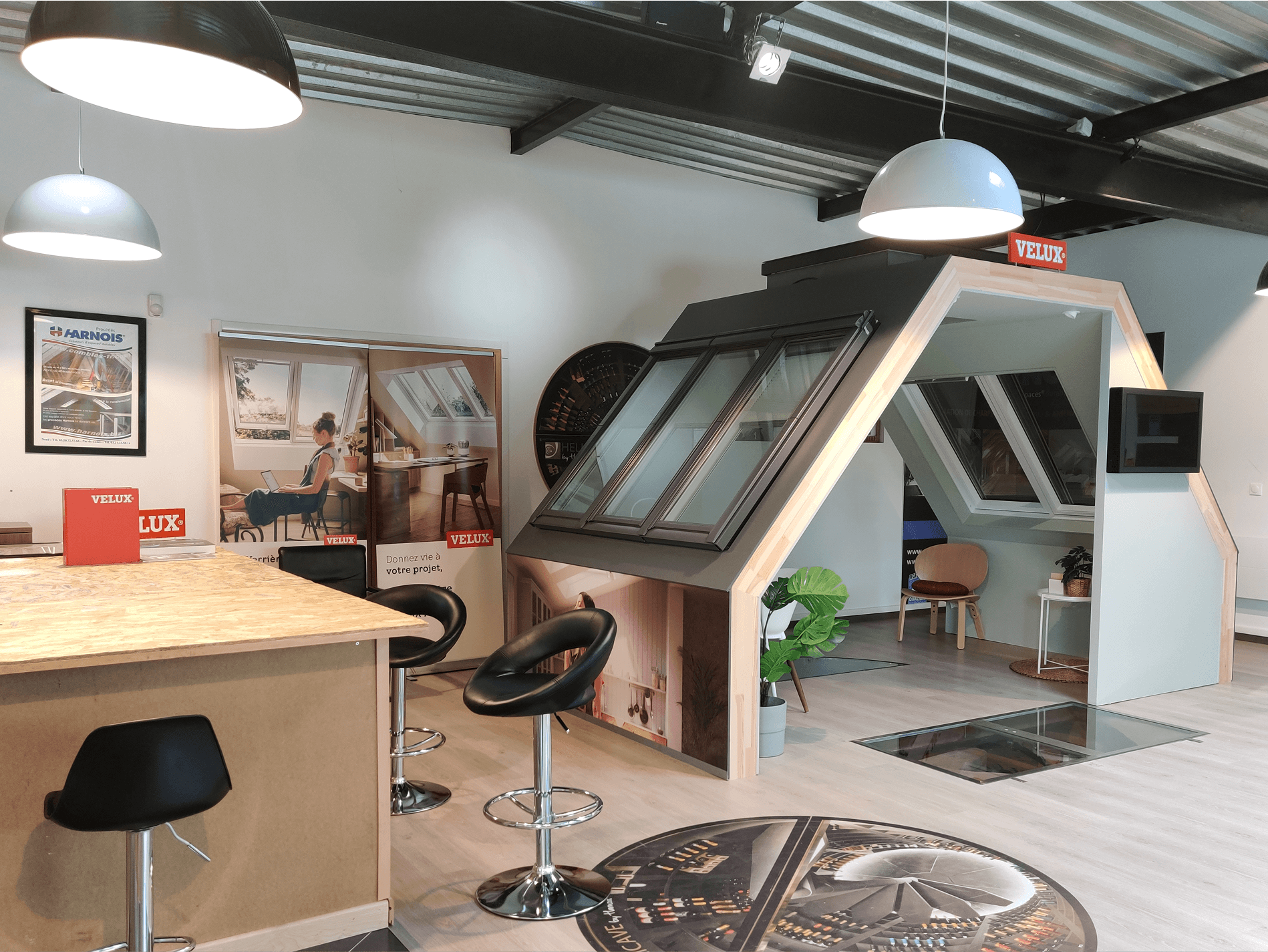 Photo du showroom Velux de Harnois