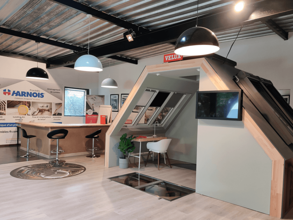 Photo du showroom Velux de Harnois